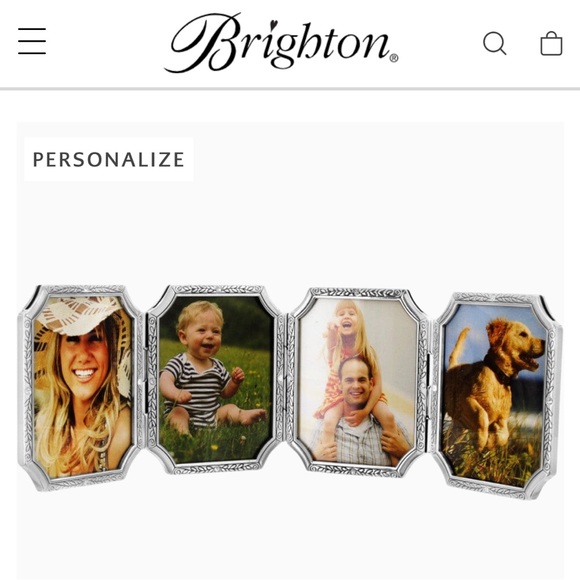 BRIGHTON TAPESTRY FOUR-PICTURE FRAME - Picture 3 of 6